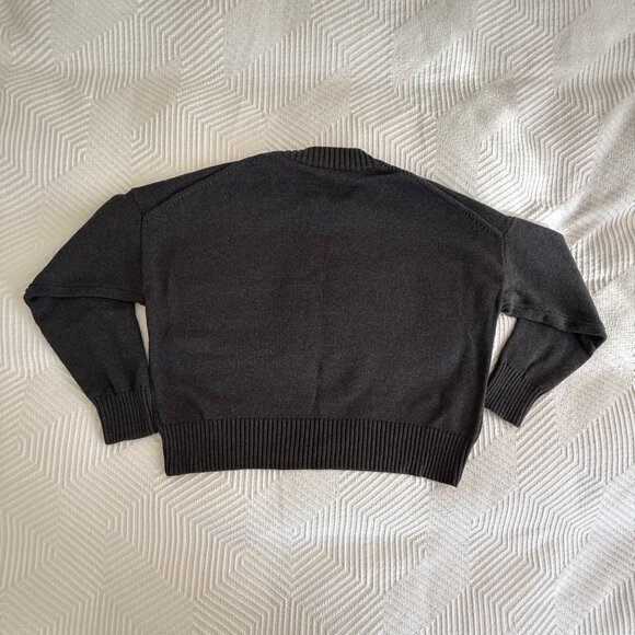 Organic Cotton Boyfriend Crew Sweater, Quince, Size M - Picture 3 of 6